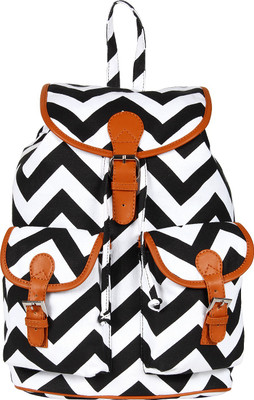 

Kleio Stylish Casual Backpack for Women /Girls for college/outing 1 L Backpack(Multicolor), Black