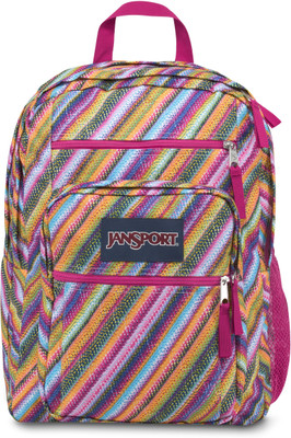 

JanSport Big Student 34 L Backpack(Multicolor), Multi texture stripe
