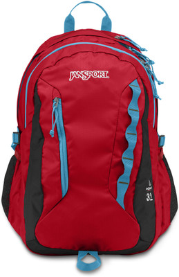 

JanSport Agave 32 L Laptop Backpack(Red), High risk red