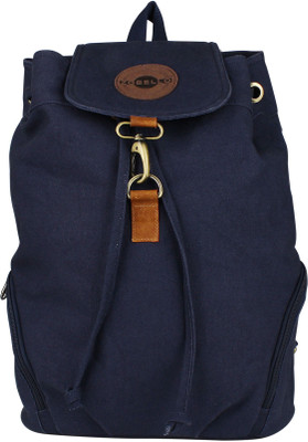 

Zobello Casual Dyed Canvas Bagpack 17 L Backpack(Blue), Ocean navy canvas