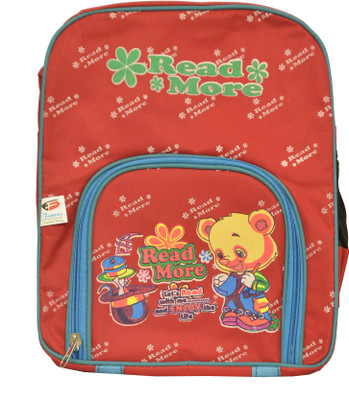 

Parco RedMore 13 L Backpack(Red), Red and sky blue