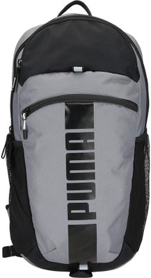 

Puma Deck Backpack II 15 L Laptop Backpack(Black, Grey), Puma black-quiet shade