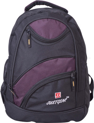 

JustGear JG_bp 25 L Backpack(Black), Black and purple