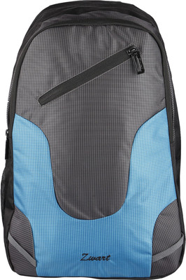 

Zwart Divo-B 20 L Laptop Backpack(Black, Grey, Blue), Black;blue;grey