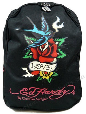 

Ed Hardy Love 15 L Backpack(Black), Misha turq
