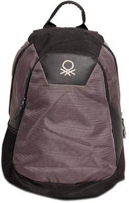 

United Colors of Benetton Ucb Lpt Gray Medium Laptop Backpack(Grey, Black), Gray-001