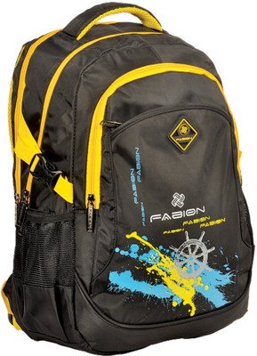 

Fabion 1332 Black N Yellow 30 L Large Backpack(Black)