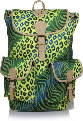 

Suntop Wild 7 25 L Free Size Backpack(Green, Multicolor), Cheetah zebra print green