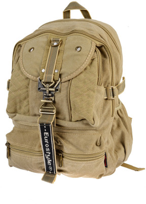 

Eurostyle Canvas Series 5.48 L Free Size Backpack(Khaki), 12006