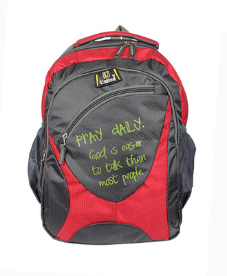 

U United Fast Trip 35 L Backpack(Multicolor), Grey;red