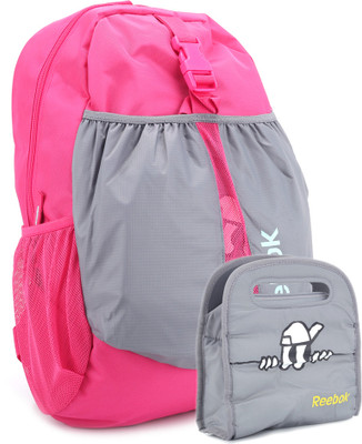 

REEBOK Backpack(Pink, Grey), Pink;fuschia and blue