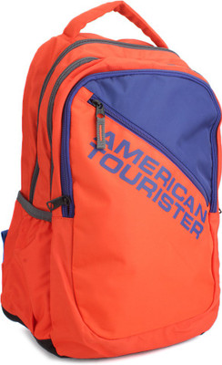 

American Tourister Encarta 03 Backpack(Orange), Orange/blue