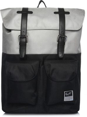

Atorse MONOCHROME 35 L Backpack(Silver, Black), Black;silver