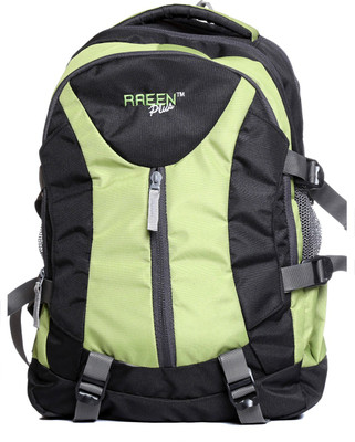 

Raeen Plus Solid-RP0005-Blk-Grn 10 L Backpack(Black, Green)