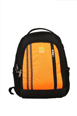 

FB Fashion SB-104 24 L Backpack(Orange, Black), Orange and black