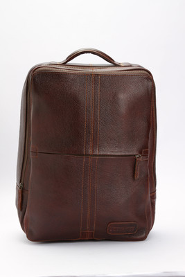 

Tortoise Leather 20 L Backpack(Brown), Dark brown