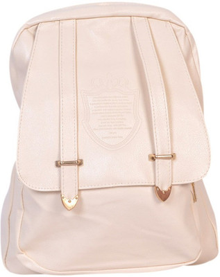 

Bags Craze BC-ONLB-1394 10 L Backpack(White), Cream