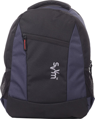 

SVVM SMBLKBLU01BP 25 L Backpack(Black), Black and blue