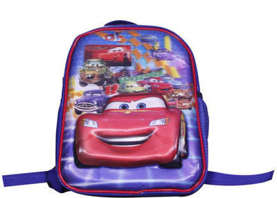 

Kidzbash School Bag-Mcqueen Car in 3D 5 L Backpack(Blue)