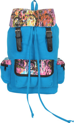 

Kanvas Katha Fashion Oversized 15 L Backpack(Blue)
