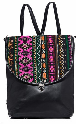 

Via Harp wanderlust 12 L Laptop Backpack(Black), Multicolor