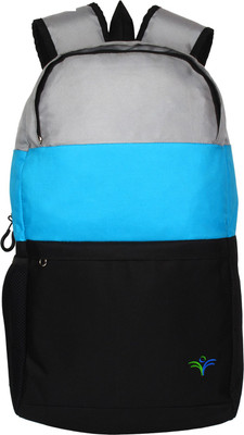

Goldendays Trendy Laptop Backpack trico370 25 L Laptop Backpack(Blue, Grey, Black), Black;blue;grey