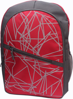 

MTC Mangal 25 L Medium Backpack(Multicolor), Red and grey
