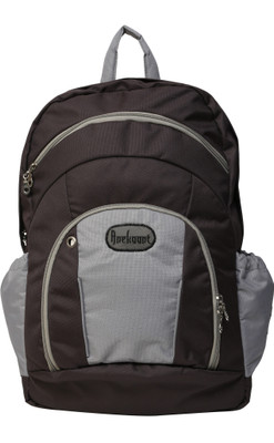 

Anekaant Traveller Free Size Backpack(Brown, Grey)