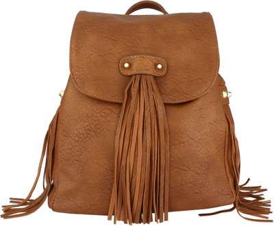

20 Dresses Funky Fringe 2.5 L Backpack(Tan)