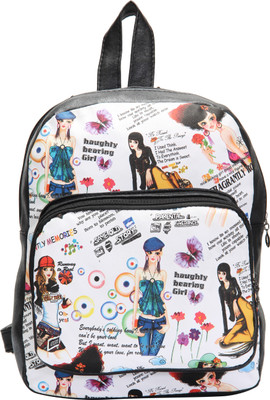 

FabSeasons Digital Print 6 L Backpack(Multicolor), White