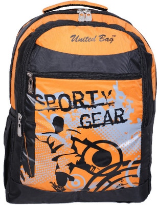 

U United fifa Gear 35 L Backpack(Yellow, Black), Yellow and black