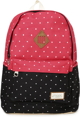 

Kook N Keech Premium 2.2 L Backpack(Red, Black), Black;red
