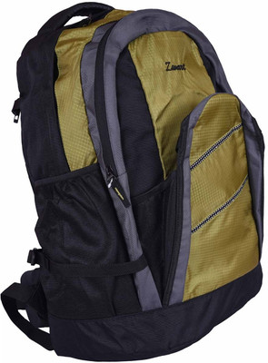 

Zwart 414106 40 L Large Backpack(Black, Green)