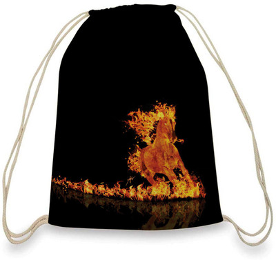 

ColorPlus Db019 1 L Large Backpack(Black, Orange)