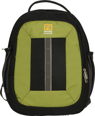 

FB Fashion SB-414 25 L Backpack(Black, Green)