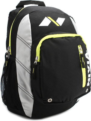 

Nivia Trap back pack Backpack(Black), Black;yellow