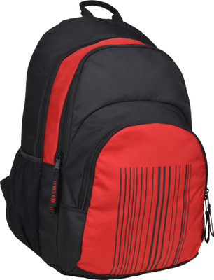 Red Chilli Barcode Backpack 24 L Free Size Backpack(Red)