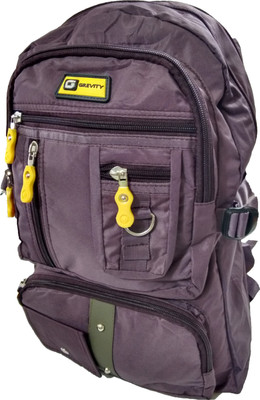 

Grevity School Bag 18.72 L Medium Backpack(Purple)