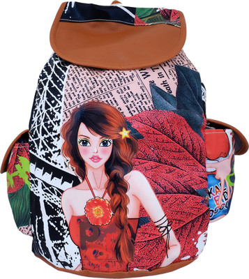 

Super Drool Pretty Girl in City_2 5 L Backpack(Multicolor)