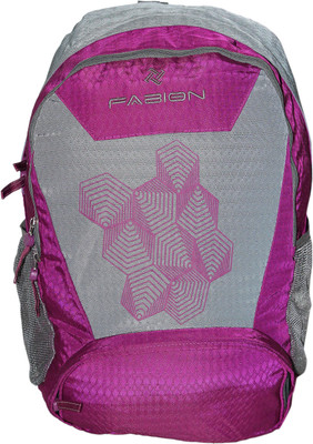 

Fabion 1848 24 L Backpack(Pink), Pink n grey