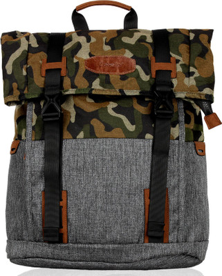 

Zobello Camo Laptop Travel 38.4 L Backpack(Multicolor), Forest camo