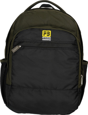 

FB Fashion SB-500 20 L Backpack(Black, Green), Black and green
