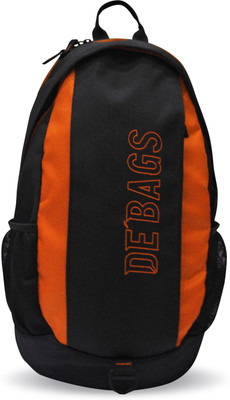 

De' Bags DE-Force 15 L Backpack(Orange, Black)