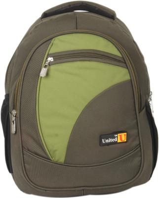 

United Bags Parachute All 35 L Medium Laptop Backpack(Green)