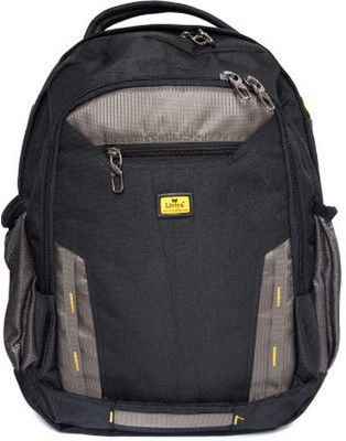 

Liviya SB1022LV 38 L Large Backpack(Black, Brown)