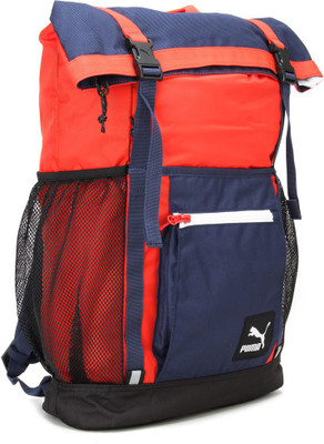 

Puma Evo Fresh Backpack Backpack(Red, Blue), Fiery red;peacoat