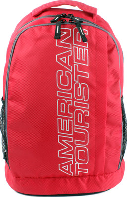 

American Tourister Code Backpack(Red, Silver)