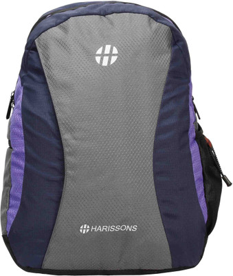

Harissons Zest 34 L Free Size Backpack(Purple, Blue), Navy;purple