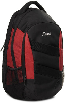

Zwart 114104 25 L Free Size Backpack(Black, Red)