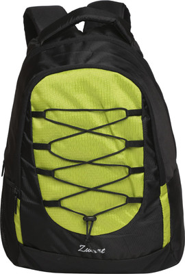 

Zwart 214101 25 L Free Size Laptop Backpack(Black, Green)